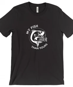 Thefishingshop Casual Wear My Fish Is Bigger Than Yours Men's T-Shirt