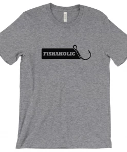 Thefishingshop Fishaholic Men's T-Shirt Casual Wear