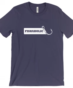 Thefishingshop Fishaholic Men's T-Shirt Casual Wear