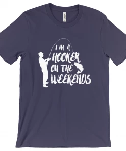Thefishingshop I'm A Hooker On The Weekends Men's T-Shirt Casual Wear