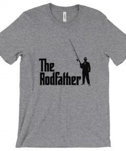 Thefishingshop The Rodfather (Mobster) Men's T-Shirt