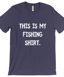 Thefishingshop This Is My Fishing Shirt Men's T-Shirt Casual Wear