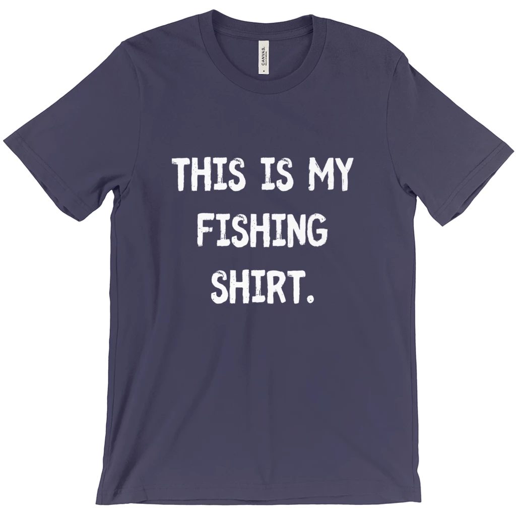 Thefishingshop This Is My Fishing Shirt Men's T-Shirt Casual Wear