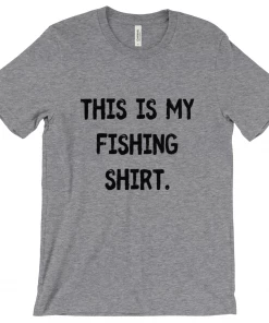 Thefishingshop This Is My Fishing Shirt Men's T-Shirt Casual Wear