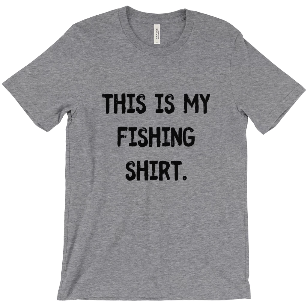 Thefishingshop This Is My Fishing Shirt Men's T-Shirt Casual Wear