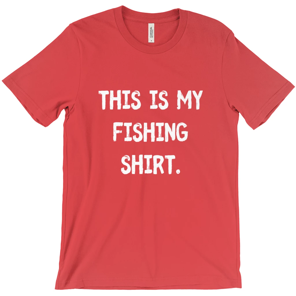 Thefishingshop This Is My Fishing Shirt Men's T-Shirt Casual Wear