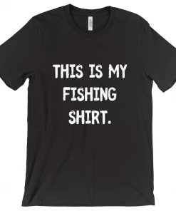 Thefishingshop This Is My Fishing Shirt Men's T-Shirt Casual Wear
