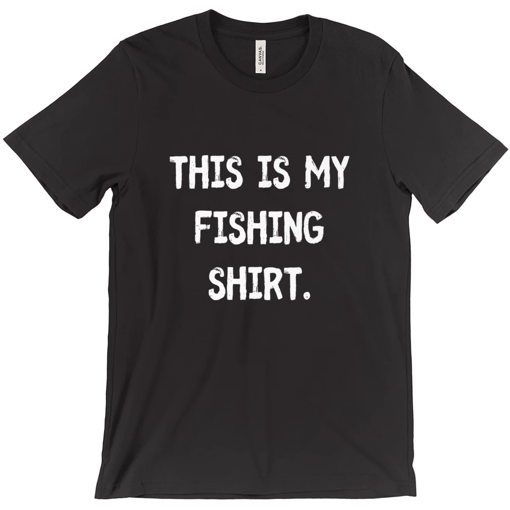 Thefishingshop This Is My Fishing Shirt Men's T-Shirt Casual Wear