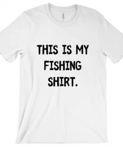 Thefishingshop This Is My Fishing Shirt Men's T-Shirt Casual Wear