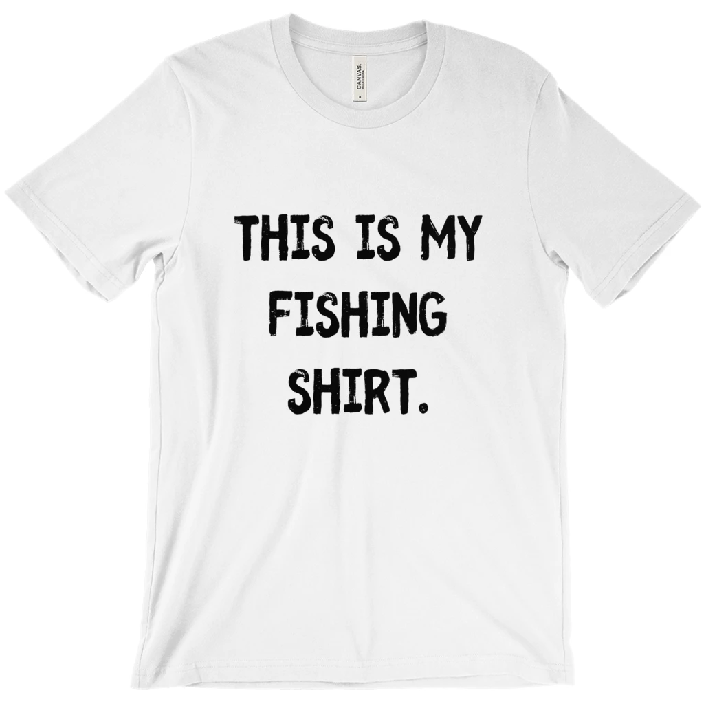 Thefishingshop This Is My Fishing Shirt Men's T-Shirt Casual Wear