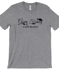 Thefishingshop Casual Wear Gone Fishing Men's T-Shirt