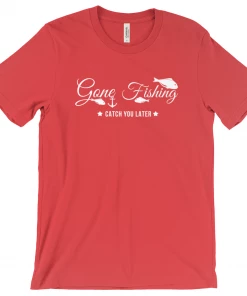 Thefishingshop Casual Wear Gone Fishing Men's T-Shirt