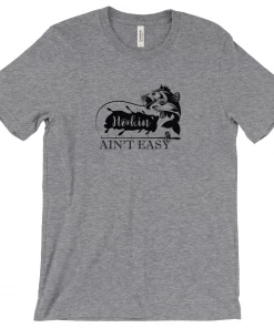 Thefishingshop Hookin' Ain't Easy Men's T-Shirt Casual Wear