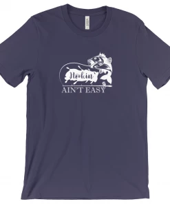 Thefishingshop Hookin' Ain't Easy Men's T-Shirt Casual Wear