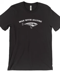 Thefishingshop Man With Allure Men's T-Shirt Casual Wear