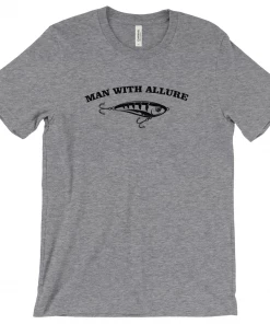 Thefishingshop Man With Allure Men's T-Shirt Casual Wear