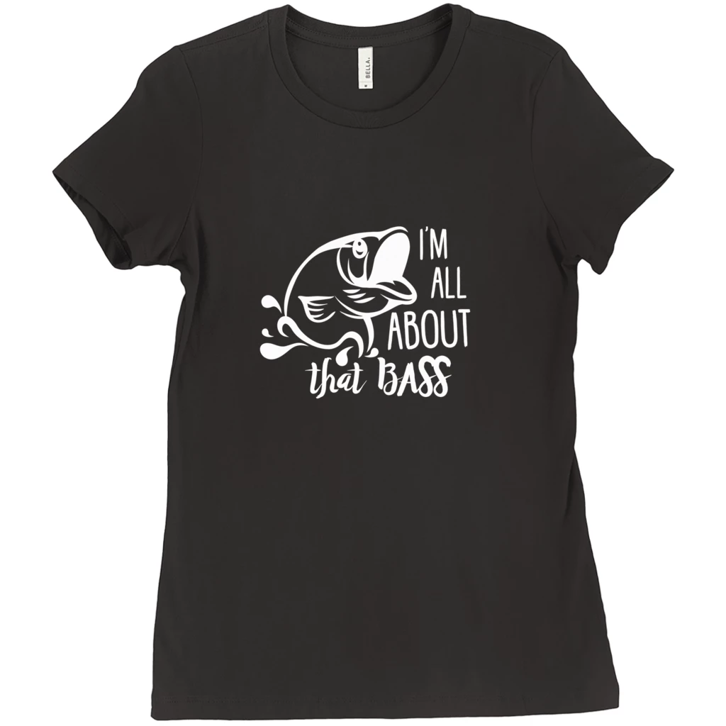 Thefishingshop I'm All About That Bass Women's T-Shirt