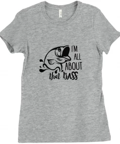 Thefishingshop I'm All About That Bass Women's T-Shirt