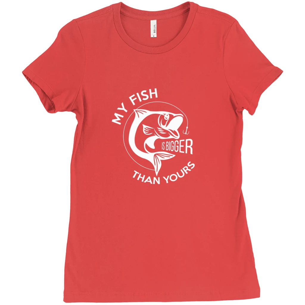 Thefishingshop My Fish Is Bigger Than Yours Women's T-Shirt