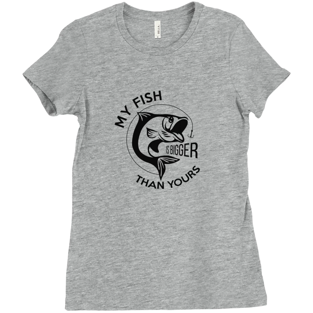 Thefishingshop My Fish Is Bigger Than Yours Women's T-Shirt