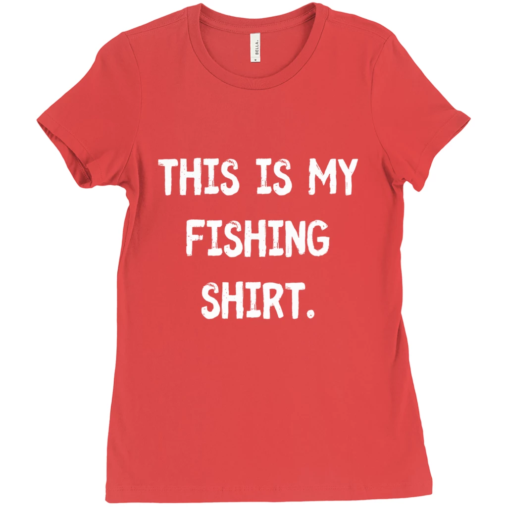 Thefishingshop This Is My Fishing Shirt Women's T-Shirt Casual Wear