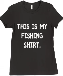 Thefishingshop This Is My Fishing Shirt Women's T-Shirt Casual Wear