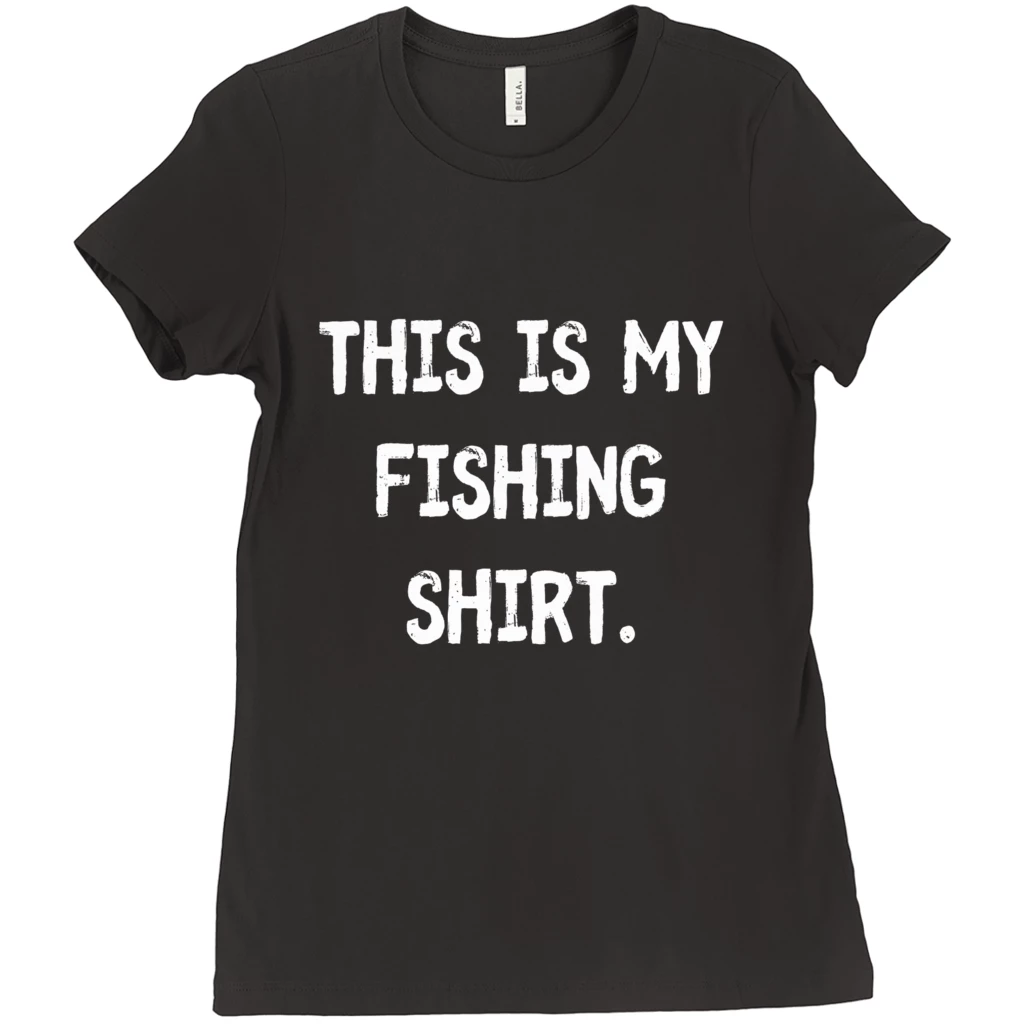 Thefishingshop This Is My Fishing Shirt Women's T-Shirt Casual Wear