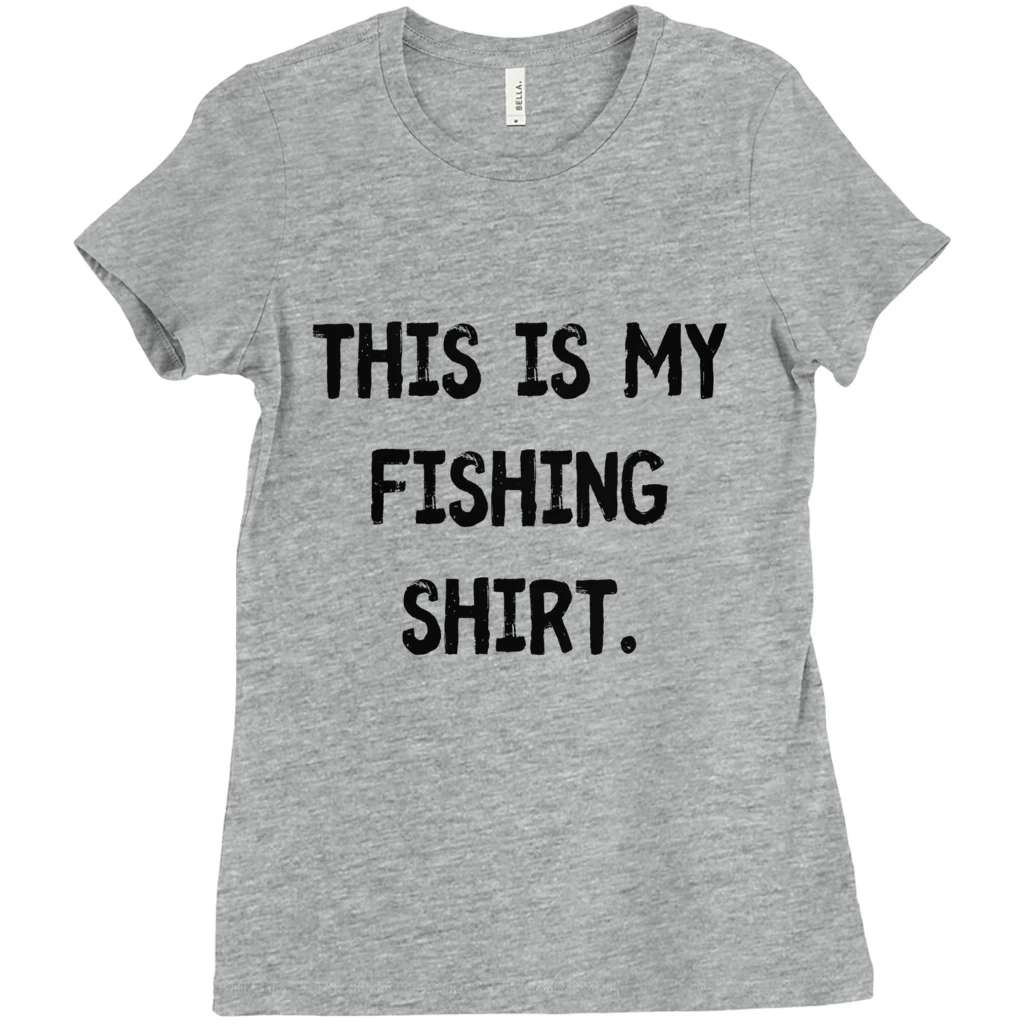 Thefishingshop This Is My Fishing Shirt Women's T-Shirt Casual Wear