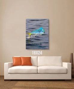 Thefishingshop Canvas Art Jump Canvas