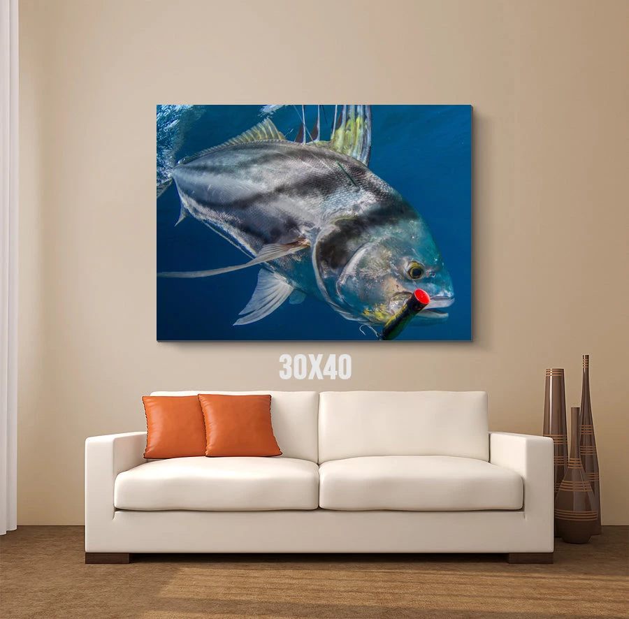 Thefishingshop Canvas Art Fish Lure Canvas