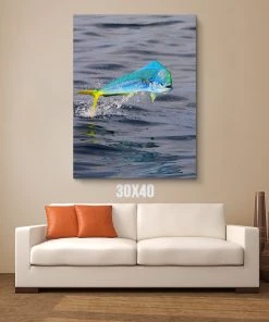Thefishingshop Canvas Art Jump Canvas