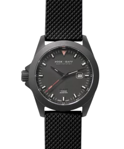 Hook & Gaff Sportfisher Black - Black Dial - Black Dive Strap Watches