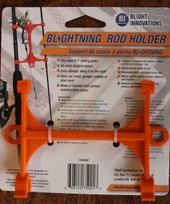 Blight Innovations Miscellaneous Blightning Rod Holder 010201 MH (Medium Heavy), Orange, Nylon