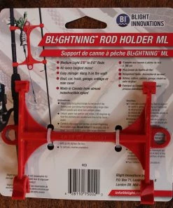 Blight Innovations Miscellaneous Blightning Rod Holder 020301 ML (Medium Light), Red, Nylon