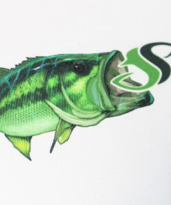 Salty Scales Largemouth Bass Long Sleeve Scale Sun-Shield Performance Gear