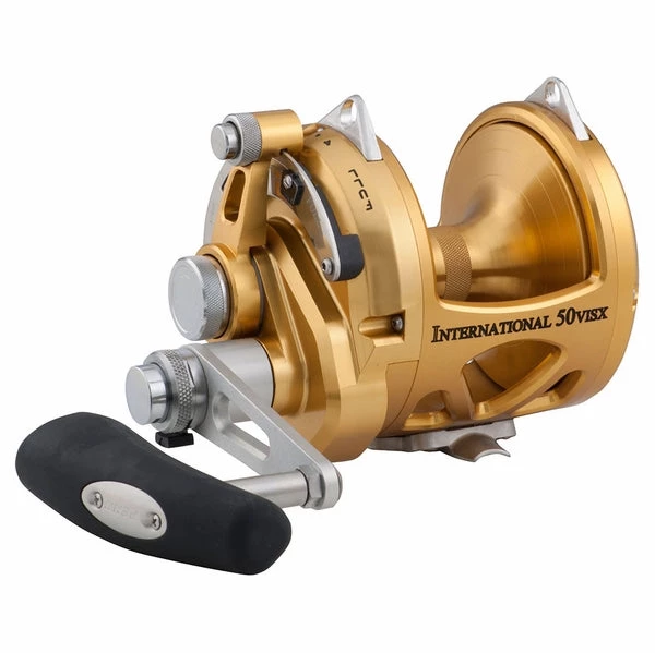 Gater Jim's Penn 50VISX International Two Speed Conventional Reel - 50VSX