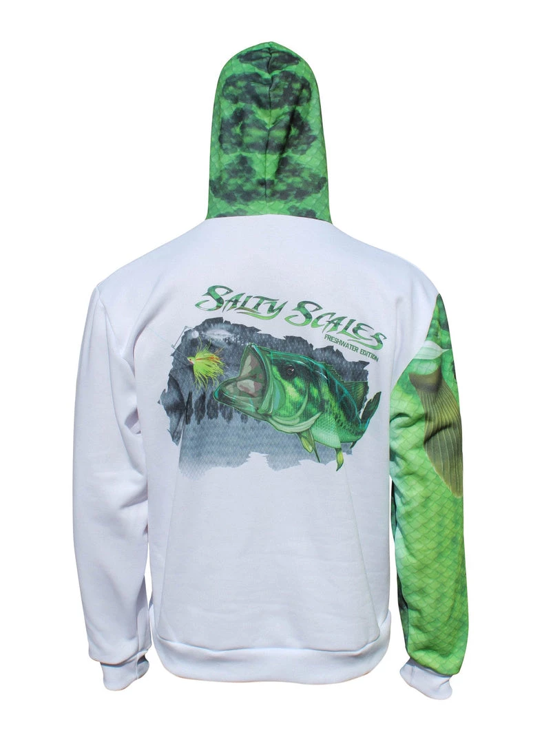 Salty Scales Largemouth Bass Hoodie