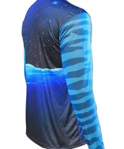 Salty Scales Mens Shark Performance Long Sleeve Youth