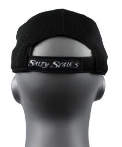 Salty Scales Hats Black Adjustable SS Cap