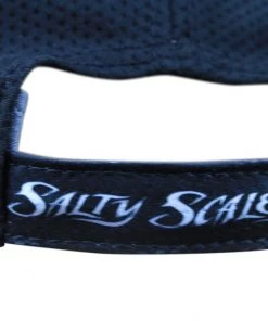 Salty Scales Hats Black Adjustable SS Cap