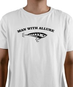 Thefishingshop Man With Allure Men's T-Shirt Casual Wear