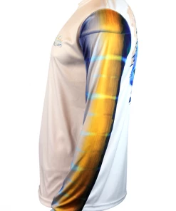 Salty Scales Marlin Long Sleeve Fishing Performance Shirt Youth
