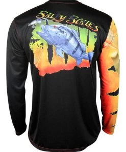 Salty Scales Performance Gear Peacock Bass Performance Long Sleeve
