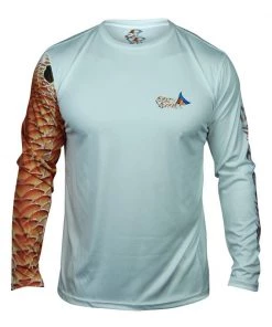 Salty Scales Performance Gear Redfish Long Sleeve Scale Armour